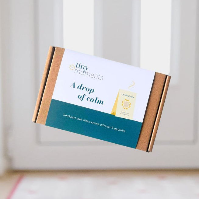 Tiny Moments Brievenbuscadeau Drop of Calm op deurmat