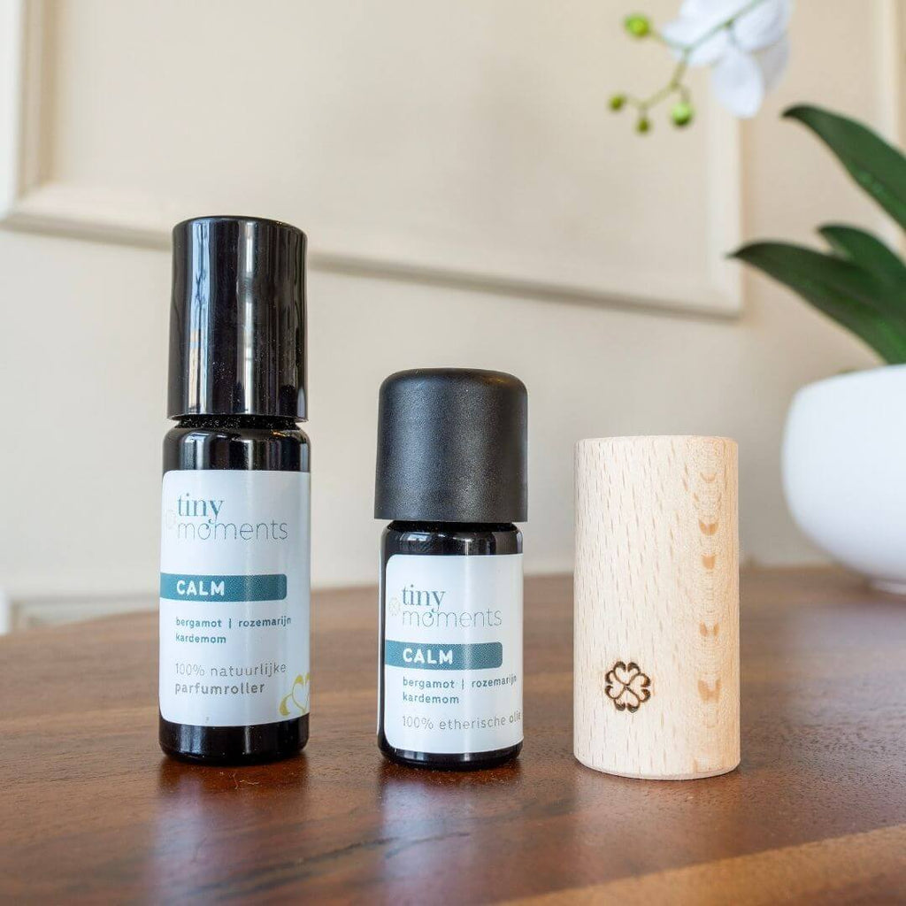 Giftset Calm Anytime met Parfumroller Calm en Diffuser Set Calm