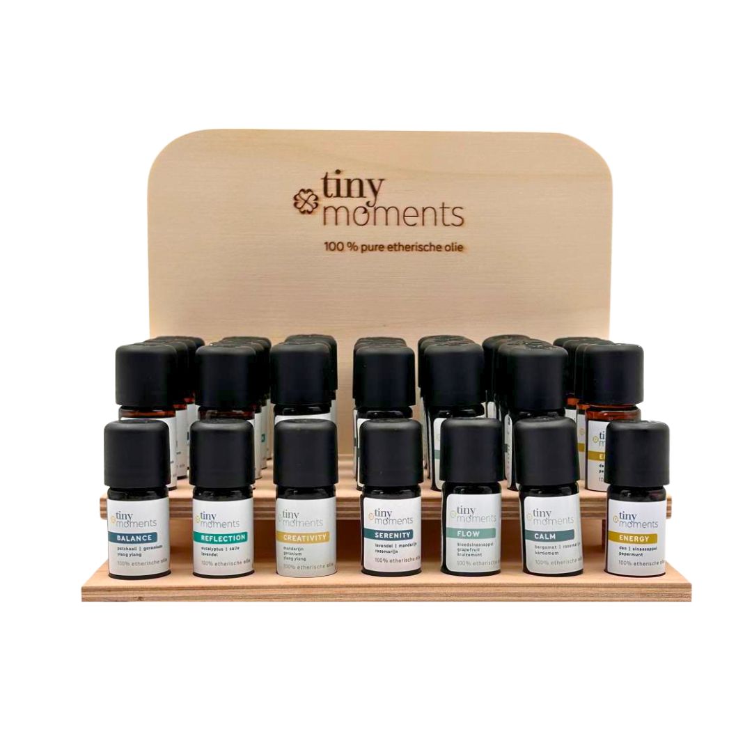 Tiny Moments Etherische Olie display