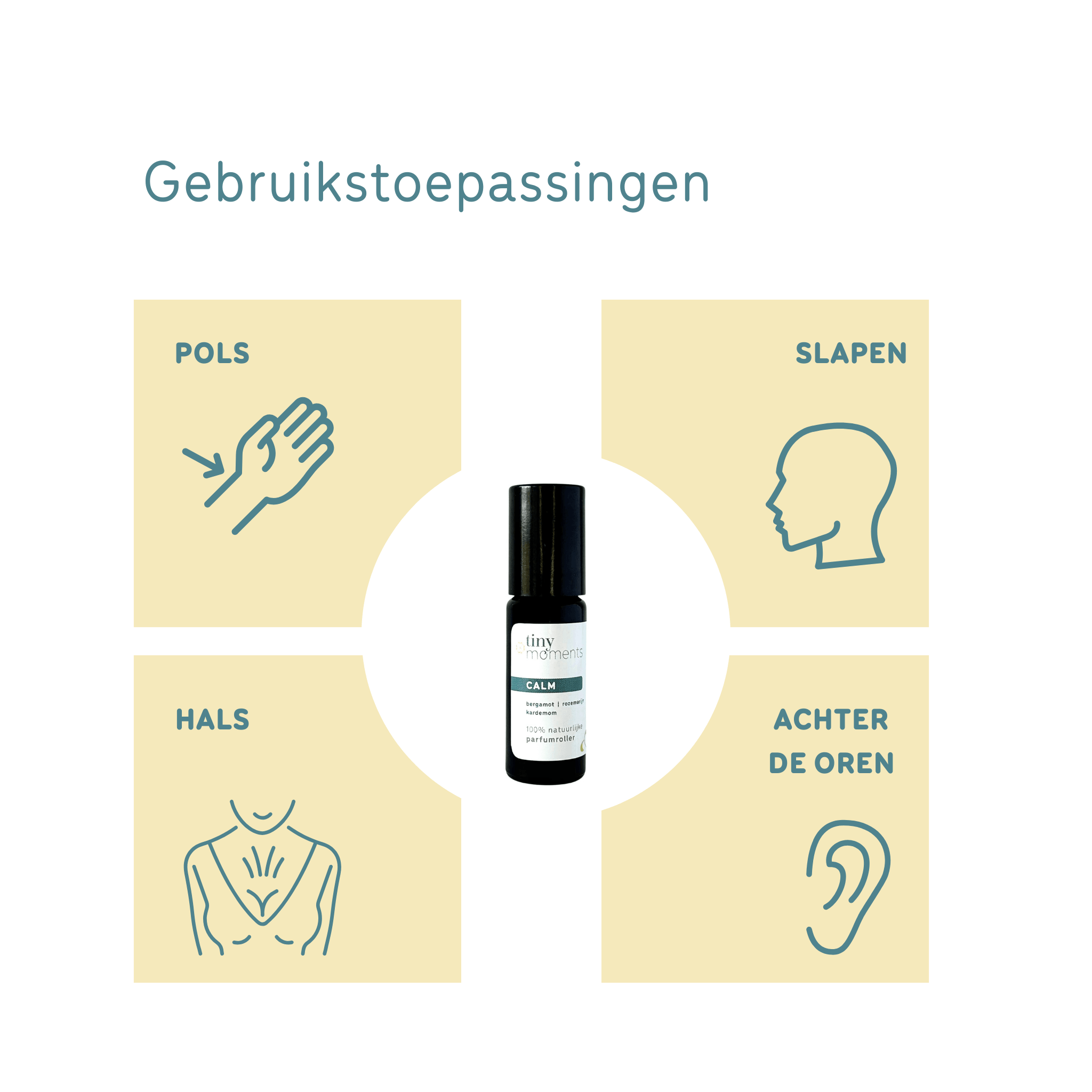 Tiny Moments Parfumroller Calm gebruikstoepassingen