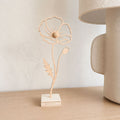 Tiny Moments Geurbloem Klaproos met reflectie op de muur