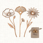Tiny Moments Geurbloemenset met jute zakje en drie vilten aroma bolletjes