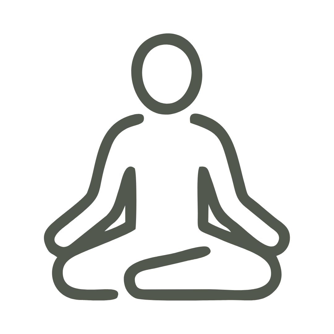 Icoon meditatiehouding