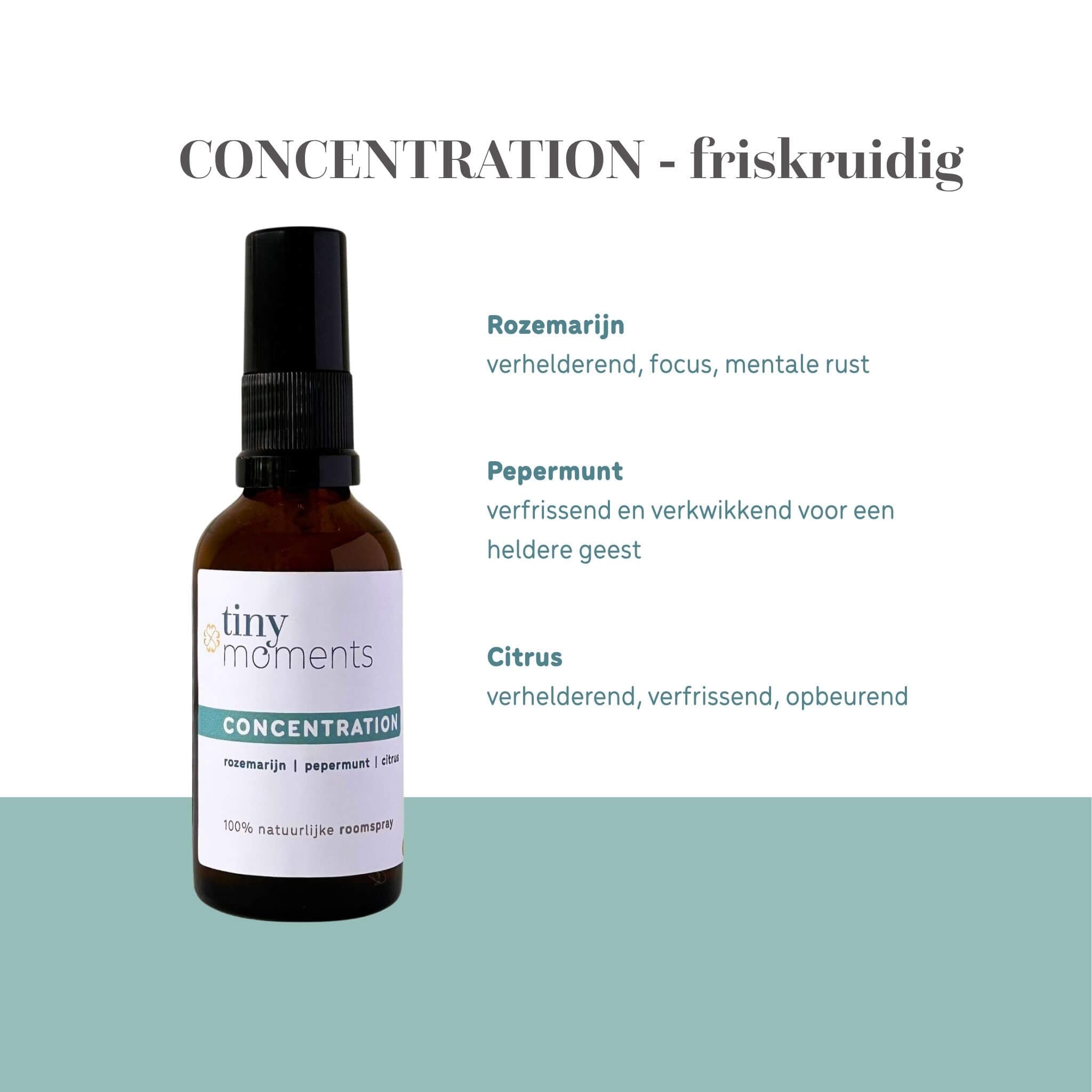 Tiny Moments Roomspray Concentration geurbeleving