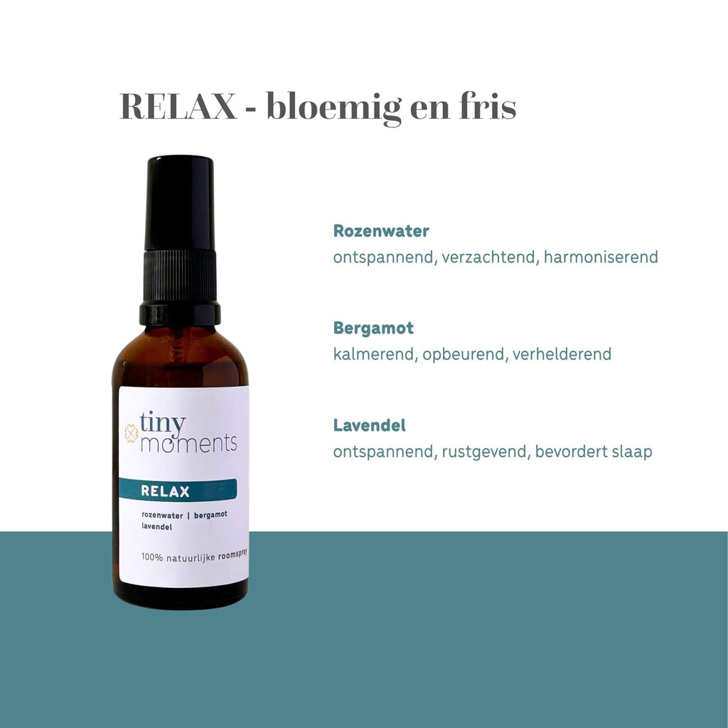 Tiny Moments Roomspray Relax geurbeleving