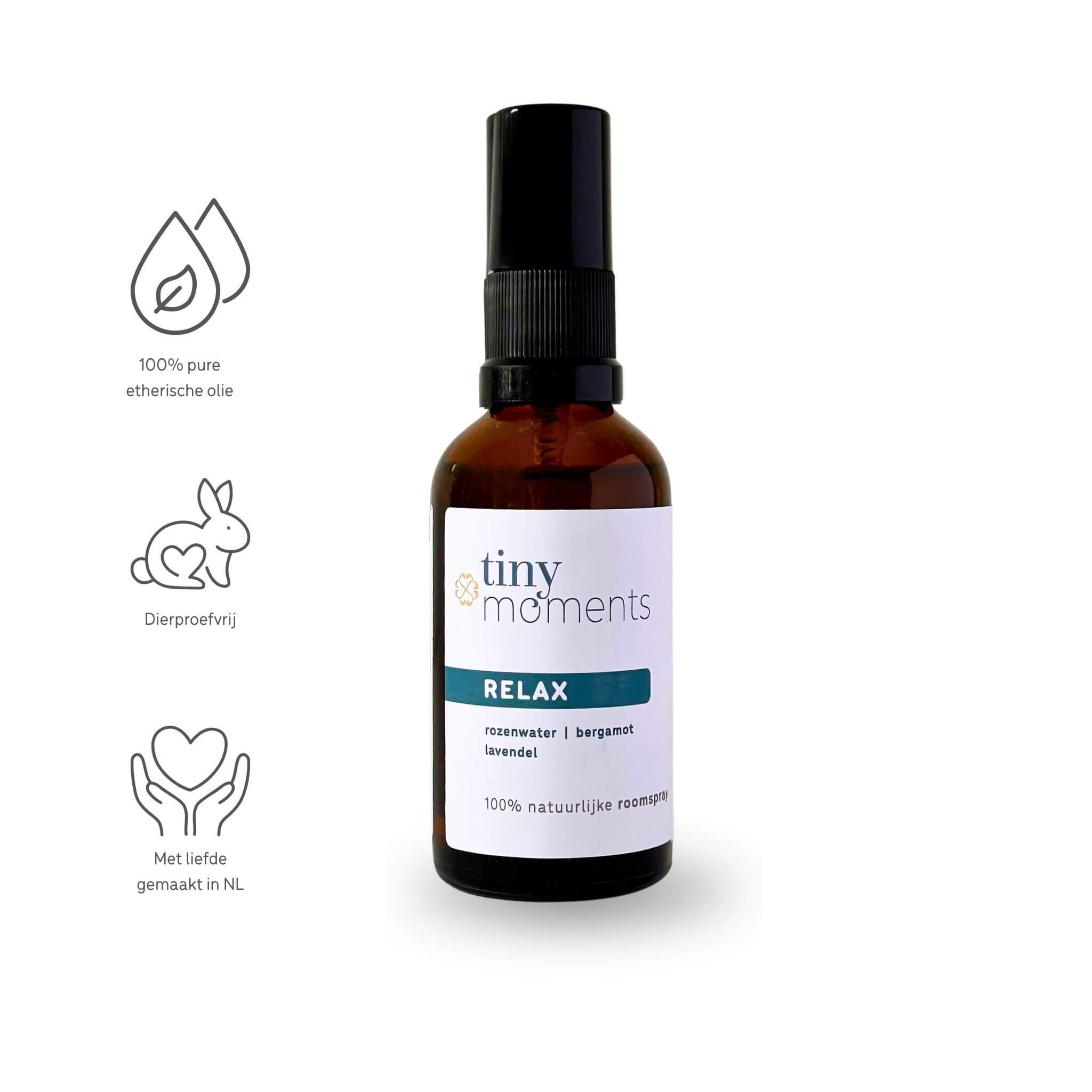 Tiny Moments Roomspray Relax USPs