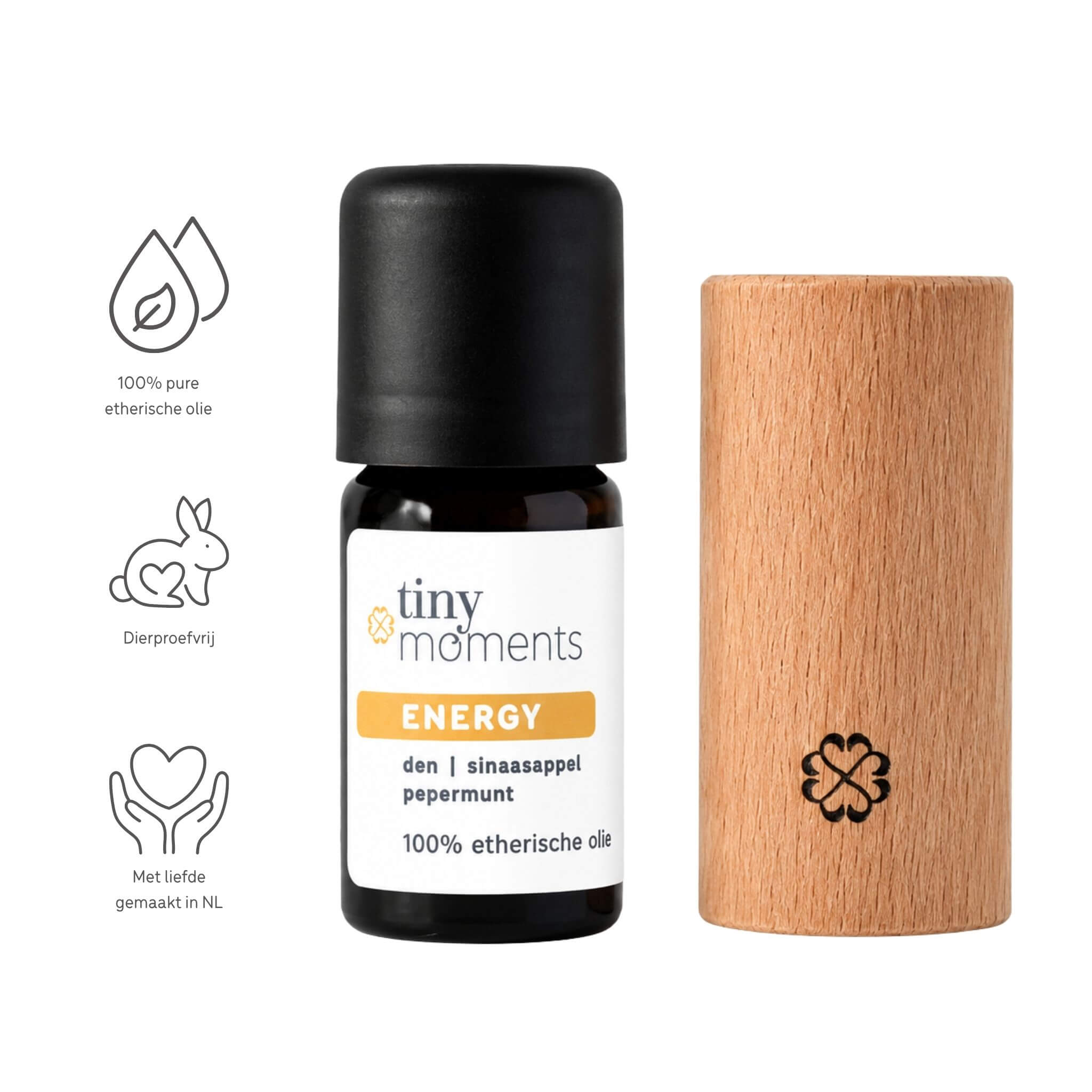 Tiny Moments Etherische Olie Energy USP's