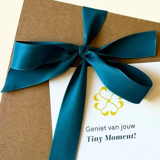 Tiny Moments geschenkverpakking close up